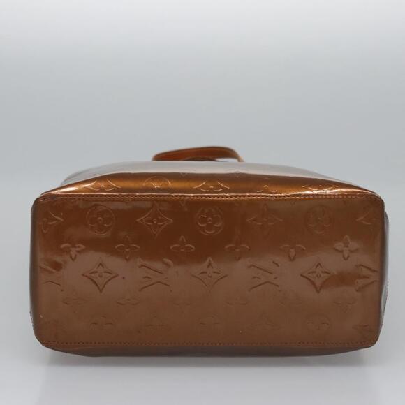 LOUIS VUITTON Monogram Vernis Reade MM Hand Bag Bronze M91143 - Picture 5 of 16